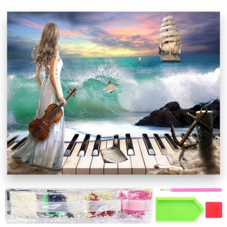 064127 DIAMENTOWA MOZAIKA 40x30 KOLOROWE OKO