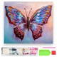 785503 DIAMENTOWA MOZAIKA 40x30 MALOWANY MOTYL