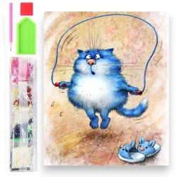 064127 DIAMENTOWA MOZAIKA 40x30 KOLOROWE OKO