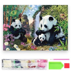 064127 DIAMENTOWA MOZAIKA 40x30 KOLOROWE OKO