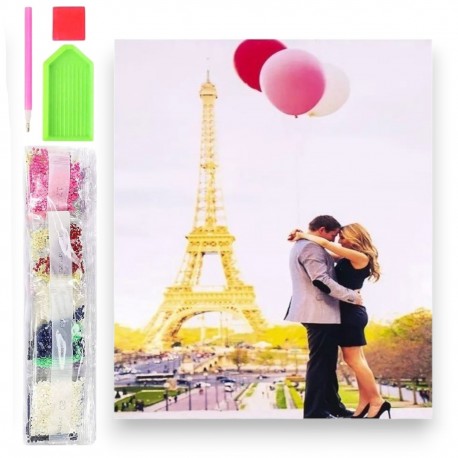 785169 DIAMENTOWA MOZAIKA 40x30 RANDKA W PARYŻU
