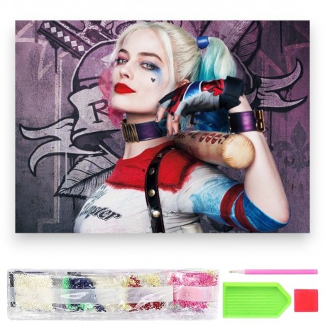 785510 DIAMENTOWA MOZAIKA 40x30 HARLEY QUINN