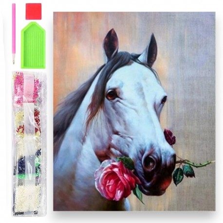 785534 DIAMENTOWA MOZAIKA 40x30 NIEBIESKI KUCYK