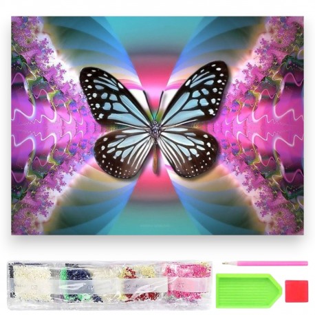 785534 DIAMENTOWA MOZAIKA 40x30 NIEBIESKI KUCYK