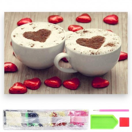 785534 DIAMENTOWA MOZAIKA 40x30 NIEBIESKI KUCYK