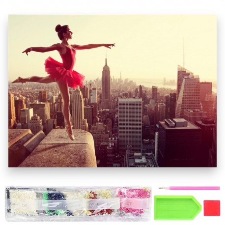 785534 DIAMENTOWA MOZAIKA 40x30 NIEBIESKI KUCYK