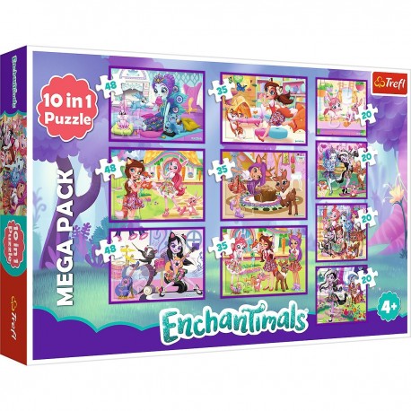 90384 TREFL PUZZLE 10W1 MY ENCHANTIMALS
