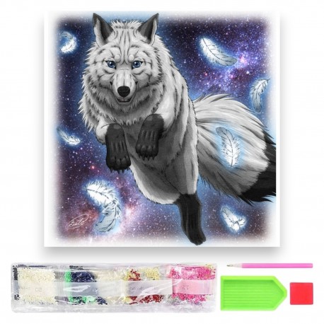 785534 DIAMENTOWA MOZAIKA 40x30 NIEBIESKI KUCYK