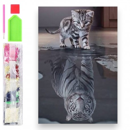 785534 DIAMENTOWA MOZAIKA 40x30 NIEBIESKI KUCYK