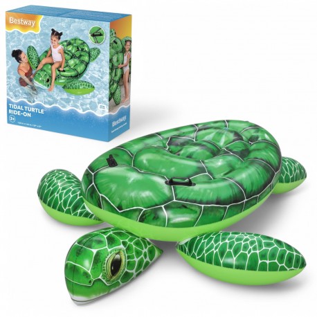 BESTWAY 41524 DMUCHANY ŻÓŁW DO WODY Z UCHWYTAMI 3+