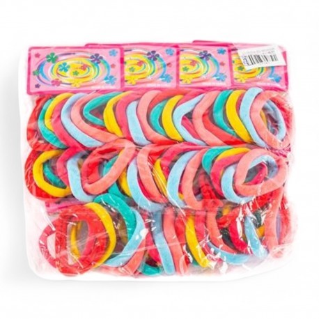 L7669 OZDOBA DO WŁOSÓW GUMKA MIX KOLOR WOREK 72szt. MIDEX