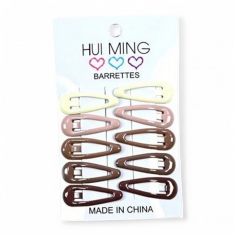 L7665 OZDOBA DO WŁOSÓW SPINKA MIX KOLOR 10 szt. MIDEX