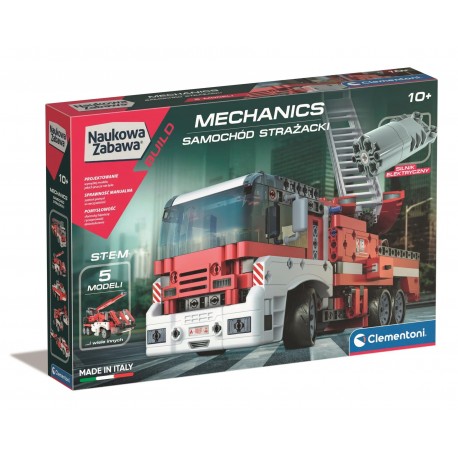 507283 Clementoni Klocki Samochó Strażacki 5w1 Laboratorium Mechaniki