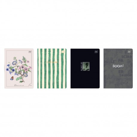 366900 ZESZYT GŁADKI A5 60 MIX INTERDRUK