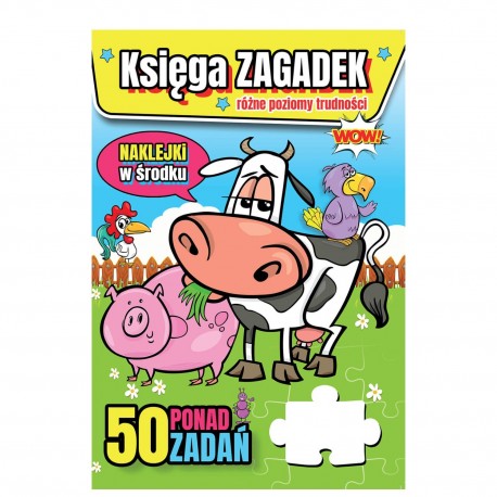 604501 MD KSIĘGA ZAGADEK Z NAKLEJKAMI