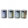 595439 SKARBONKA METALOWA PUSZKA - BANKNOTY EURO MIX ADAR