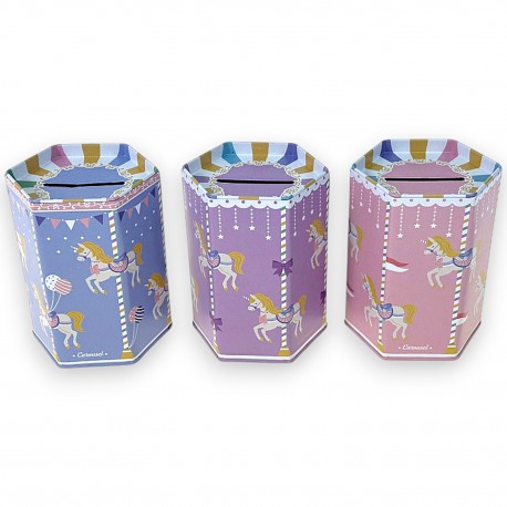 601710 SKARBONKA METALOWA PUSZKA - JEDNOROŻCE ADAR