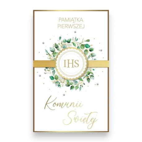 794548 KARNET PAMIĄTKA PIERWSZEJ KOMUNII ŚWIĘTEJ, LUX, ARMIN STYLE