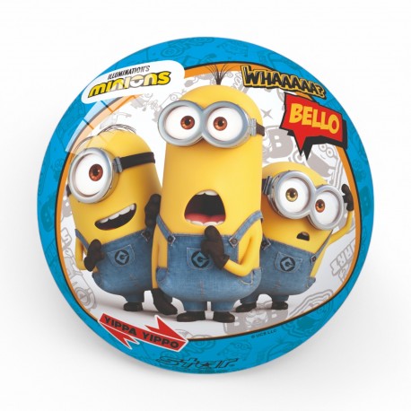 132855 PIŁKA GUMOWA MINIONKI 23 CM BEST MS TOYS