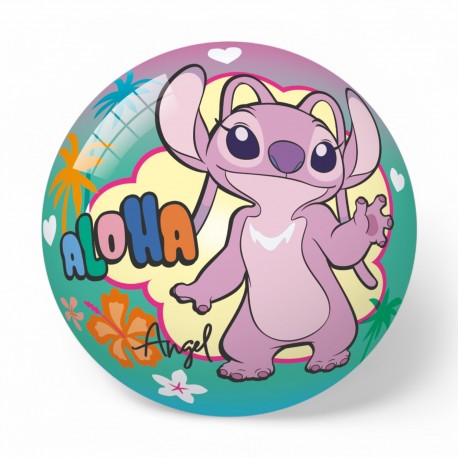 132602 PIŁKA GUMOWA STITCH 14 CM BEST MS TOYS