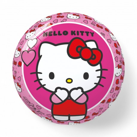 132749 MINI PIŁKA GUMOWA HELLO KITTY 14 CM BEST MS TOYS