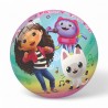 132886 MINI PIŁKA GUMOWA KOCI DOM GABI 14 CM BEST MS TOYS