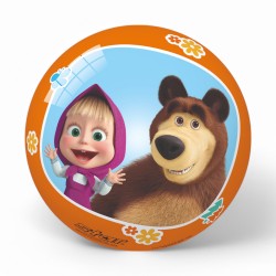 132800 MINI PIŁKA GUMOWA MASZA I NIEDŹWIEDŹ 14 CM BEST MS TOYS