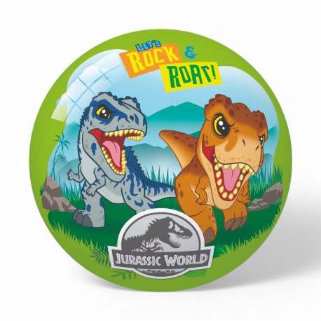 132893 PIŁKA GUMOWA JURASSIC WORLD 23 CM BEST MS TOYS