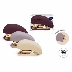 296054 MINI ZSZYWACZ SATIN GOLD 3 KOLORY INTERDRUK