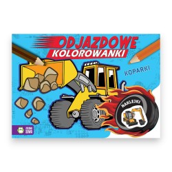 998603 MALOWANKA ODJAZDOWE KOLOROWANKI KOPARKI ZIELONA SOWA
