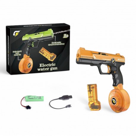 618008 ELEKTRYCZNY PISTOLET NA WODĘ 25 cm PISTOLET BROŃ WODNA SIKAWKA ADAR