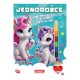 900454 JEDNOROŻCE, KOLOROWANKA Z KREDKĄ I NAKLEJKAMI MARTEL