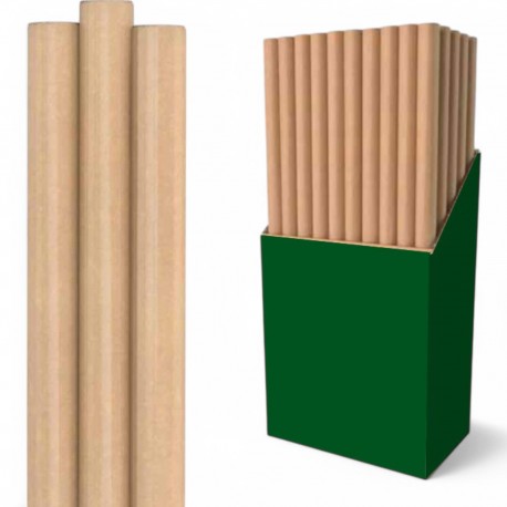 829898 PAPIER OZDOBNY DO PAKOWANIA KRAFT 300x70 cm