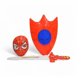 771427 STRÓJ KOSTIUM CZŁOWIEK PAJĄK MIECZ TARCZA MASKA PEGAZ