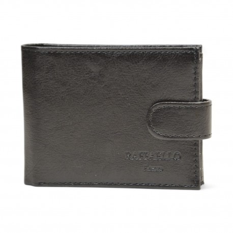 101PAL41W PORTFEL MĘSKI CZARNY 12x10x2 cm