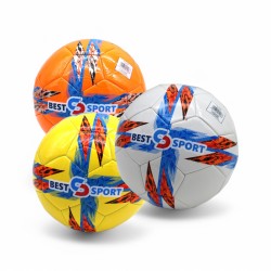 010088 PIŁKA NOŻNA MIX COLORS BEST MS TOYS