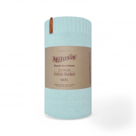 023980 KOC BAWEŁNIANY 75x90CM MIĘTOWA MILUSIE BRAND S.C.