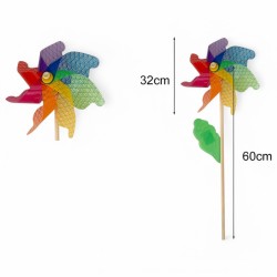 467771 WIATRAK NA PATYKU KOLOROWY GAZELO