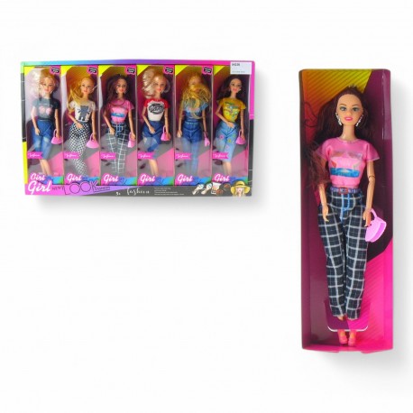 432192 LALKA + AKCESORIA 6 wz. W PUDEŁKU BIGTOYS