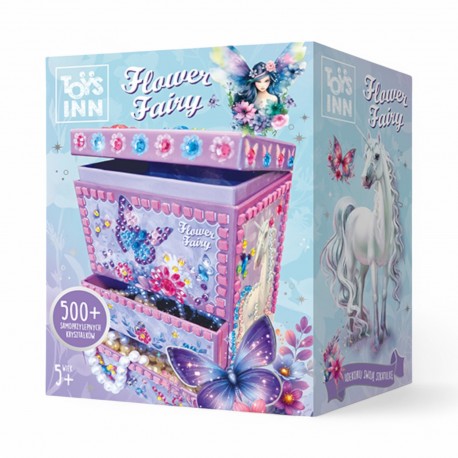 299513 STNUX FLOWER FAIRY SZKATUŁAK MOZAIKA IRIS FIOLETOWY