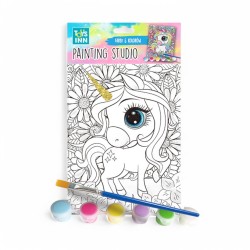 299421 ZESTAW DO MALOWANIA CANVAS MAŁY - JEDNOROŻEC STNUX