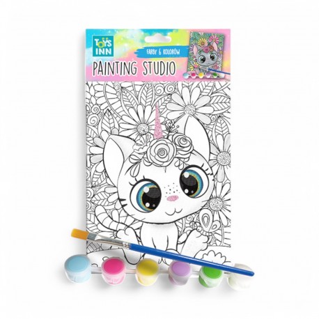 299438 ZESTAW DO MALOWANIA CANVAS MAŁY - KOTEK STNUX