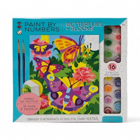 240736 MALOWANIE PO NUMERACH - MOTYLE STNUX