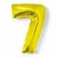 145571 BALON FOLIOWY CYFRA 7 ZŁOTY 76 CM SMART GODAN
