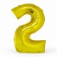145472 BALON FOLIOWY CYFRA 2 ZŁOTY 76 CM SMART GODAN