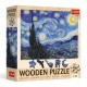 20248 TREFL PUZZLE 200 el. GWIAŹDZISTA NOC, VINCENT VAN GOGH, , DREWNIANE