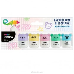 KIDEA 705960 ZAKREŚLACZE NIEDŹWIADKI 5 szt.