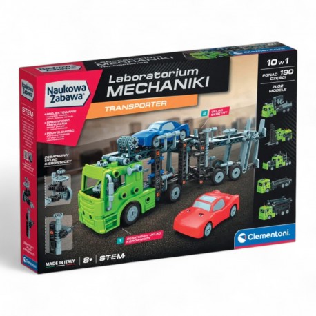 502493 CLEMENTONI TRANSPORTER LABORATORIUM MECHANIKI