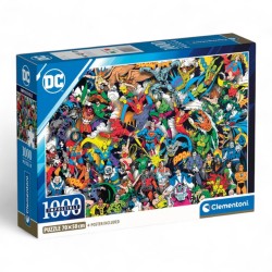 398638 CLEMENTONI PUZZLE 1000 el. JUSTICE LEAGUE, DC, IMPOSSIBLE