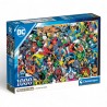 398638 CLEMENTONI PUZZLE 1000 el. JUSTICE LEAGUE, DC, IMPOSSIBLE